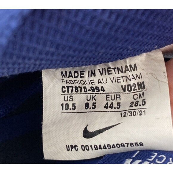 Nike Air Force 1 Low By You Custom Deep Navy Blue Men\'s Size 10.5 CT7875-994 main image 9